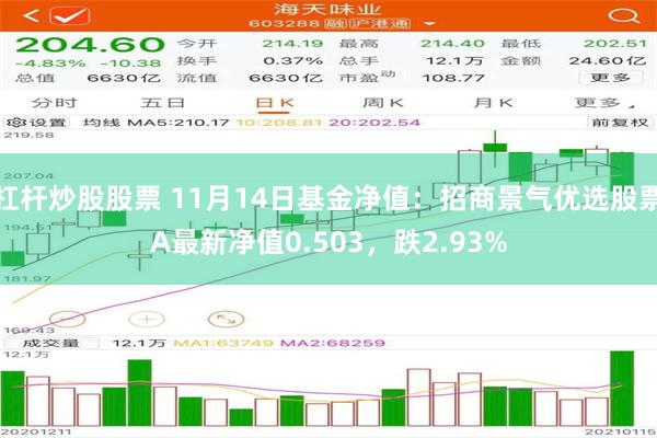 杠杆炒股股票 11月14日基金净值：招商景气优选股票A最新净值0.503，跌2.93%